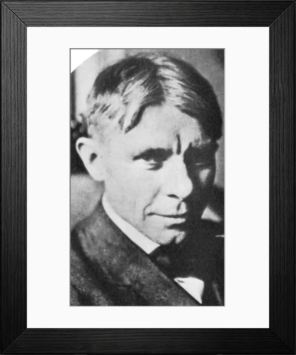 Framed Print : Carl Sandburg, American Poet and Biographer