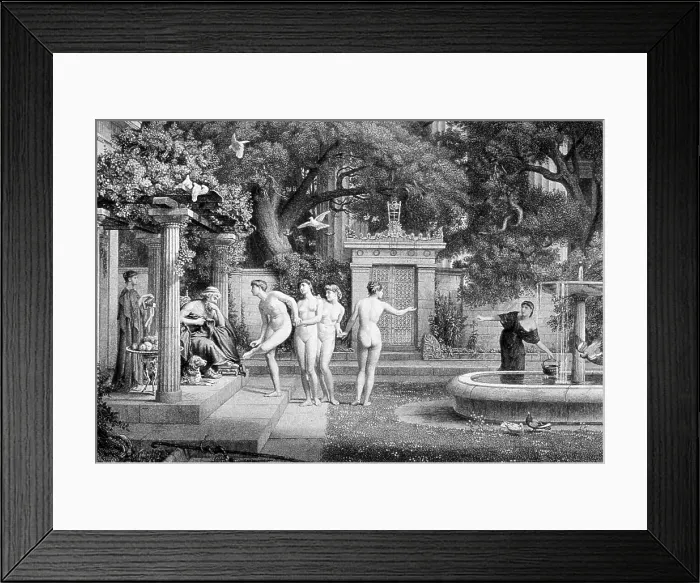 Framed Print : A Visit to Aesculapius