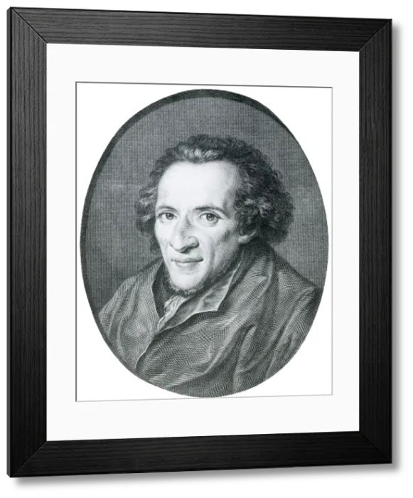 Framed Print : Moses Mendelssohn, German Philosopher