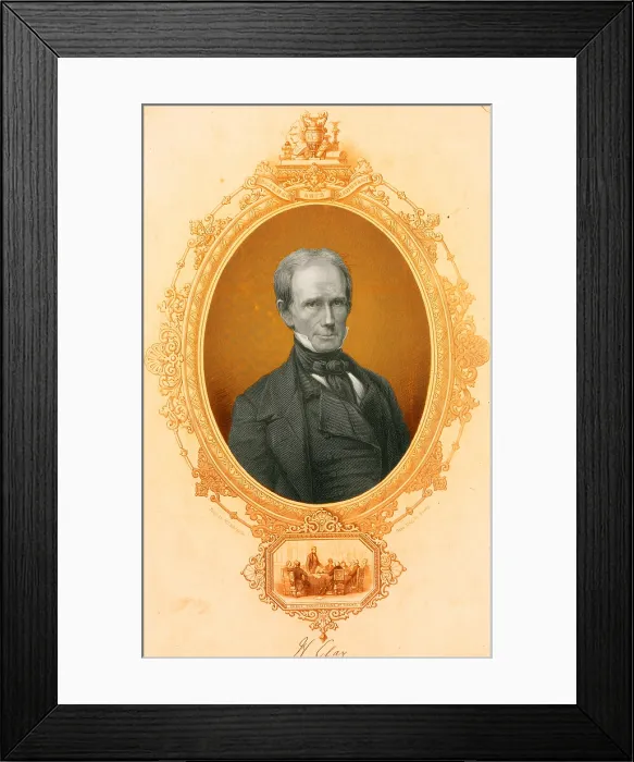 Framed Print : Henry Clay, American Politician