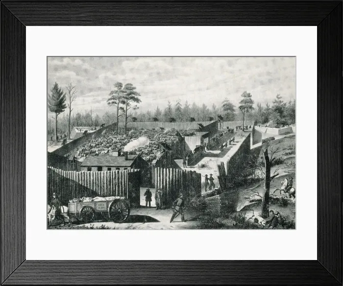 Framed Print : Andersonville Prison, Georgia