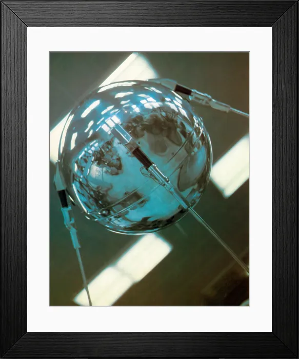 Framed Print : Sputnik 1, First Artificial Satellite, 1957