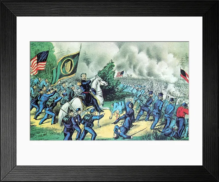 Framed Print : American Civil War, Battle of Seven Pines, 1862