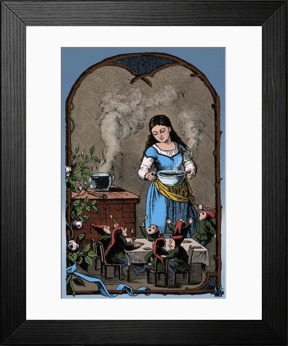 Framed Print : The Elves Supper, Legendary Creatures