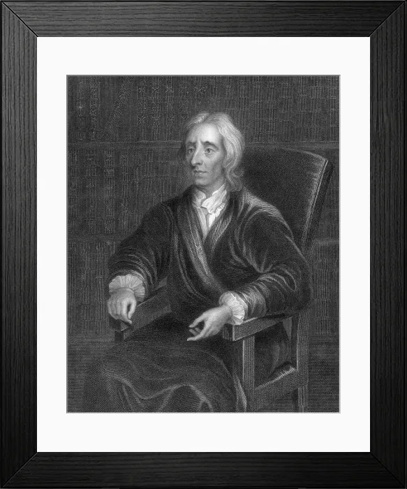 Framed Print : John Locke, English Philosopher Framed Print : John Locke, English Philosopher