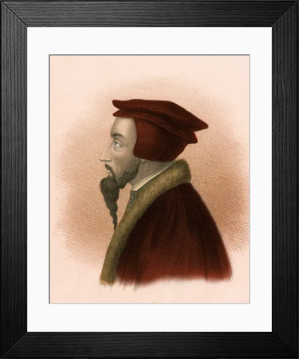 Framed Print : John Calvin, French Theologist Framed Print : John Calvin, French Theologist
