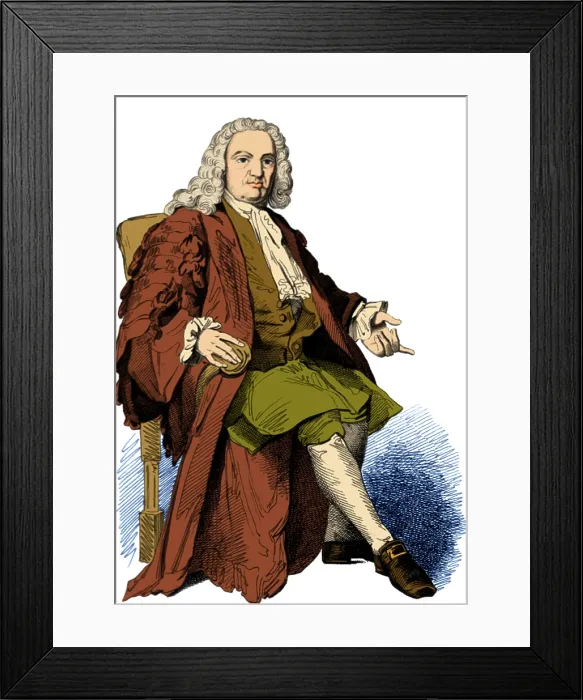 Framed Print : Richard Mead, English Physician and Epidemiologist Framed Print : Richard Mead, English Physician and Epidemiologist