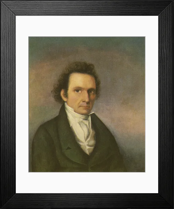 Framed Print : John James Audubon, French-American Naturalist Framed Print : John James Audubon, French-American Naturalist