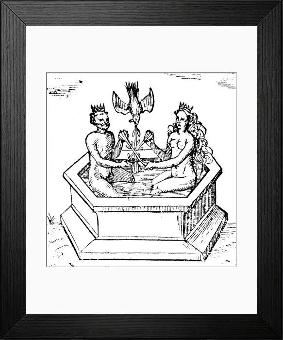 Framed Print : Turba Philosophorum, 12th Century Framed Print : Turba Philosophorum, 12th Century