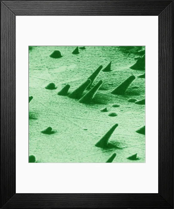Framed Print : Tracks from cosmic rays, magnified 800 times Framed Print : Tracks from cosmic rays, magnified 800 times