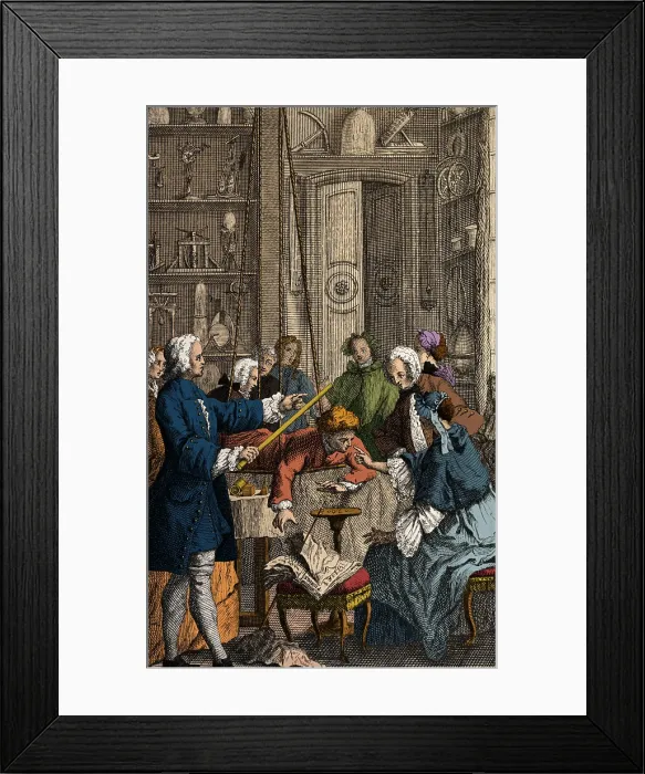 Framed Print : Jean-Antoine Nollet, French Physicist Framed Print : Jean-Antoine Nollet, French Physicist