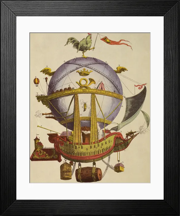 Framed Print : Le Minerve, 1803 Framed Print : Le Minerve, 1803