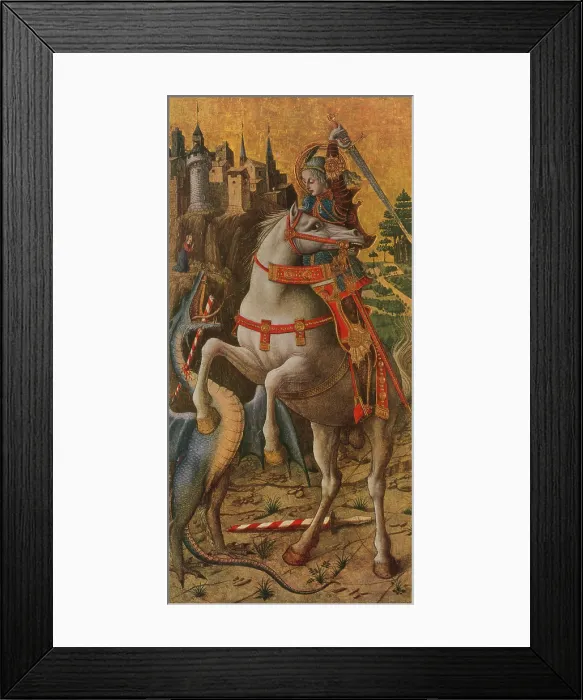 Framed Print : Saint George and the Dragon Framed Print : Saint George and the Dragon