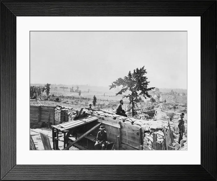 Framed Print : Fortifications, Altanta, Georgia Framed Print : Fortifications, Altanta, Georgia