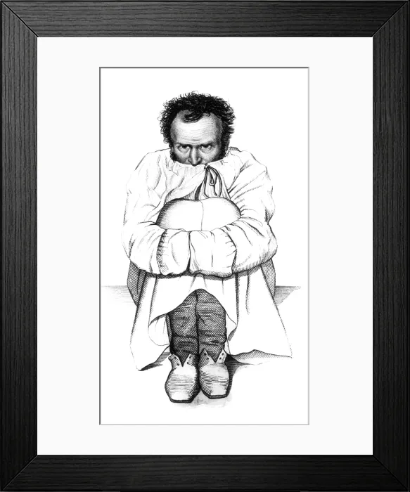 Framed Print : Esquirol Patient, Dementia, 1838 Framed Print : Esquirol Patient, Dementia, 1838