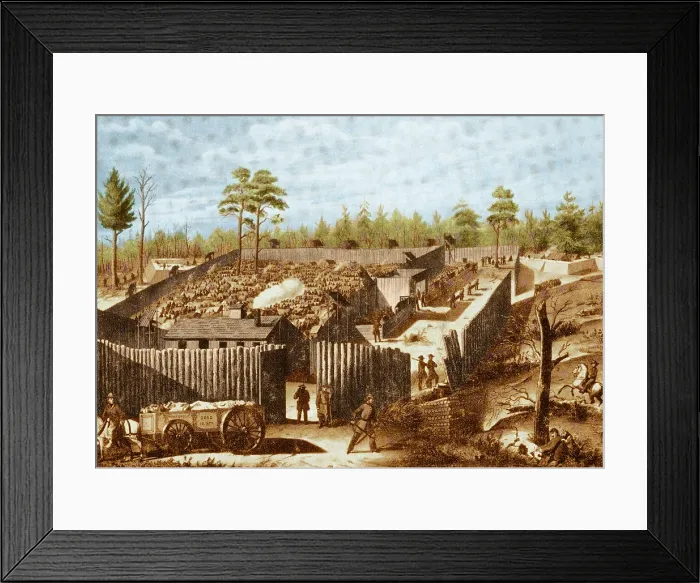 Framed Print : Andersonville Prison, Georgia Framed Print : Andersonville Prison, Georgia