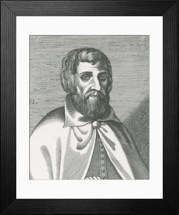 Framed Print : Arnaldus de Villa Nova, Spanish Polymath