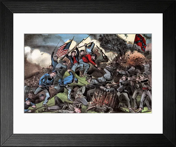 Framed Print : American Civil War, Battle of Chattanooga, 1863 Framed Print : American Civil War, Battle of Chattanooga, 1863