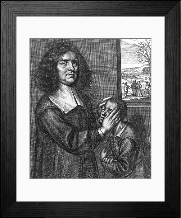 Framed Print : Valentine Greatrakes, Irish Faith Healer Framed Print : Valentine Greatrakes, Irish Faith Healer