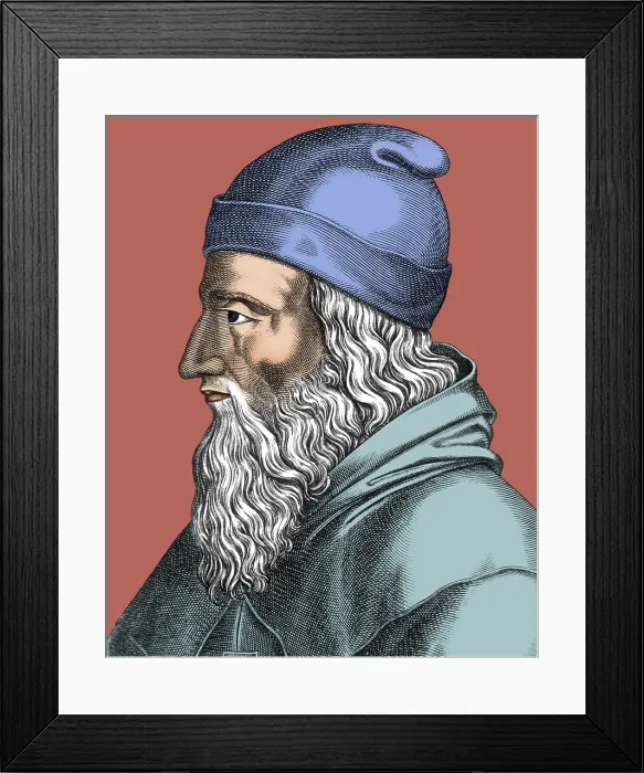 Framed Print : Aristotle, Ancient Greek Philosopher