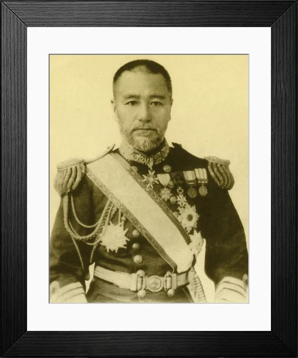 Framed Print : Togo Heihachiro, Japanese Admiral
