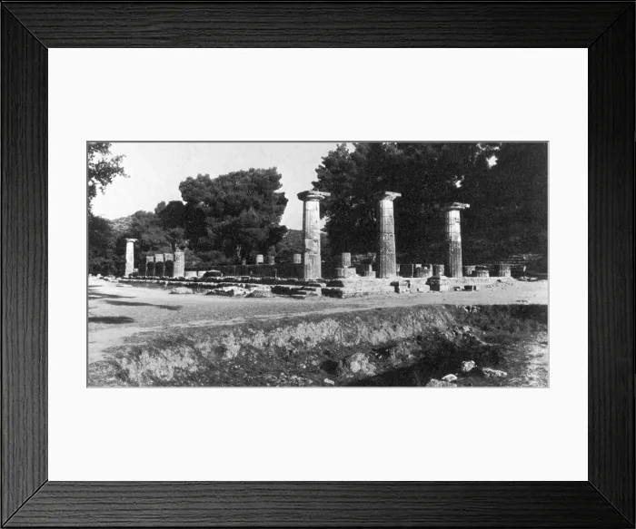 Framed Print : Temple of Zeus, Olympia, Greece Framed Print : Temple of Zeus, Olympia, Greece