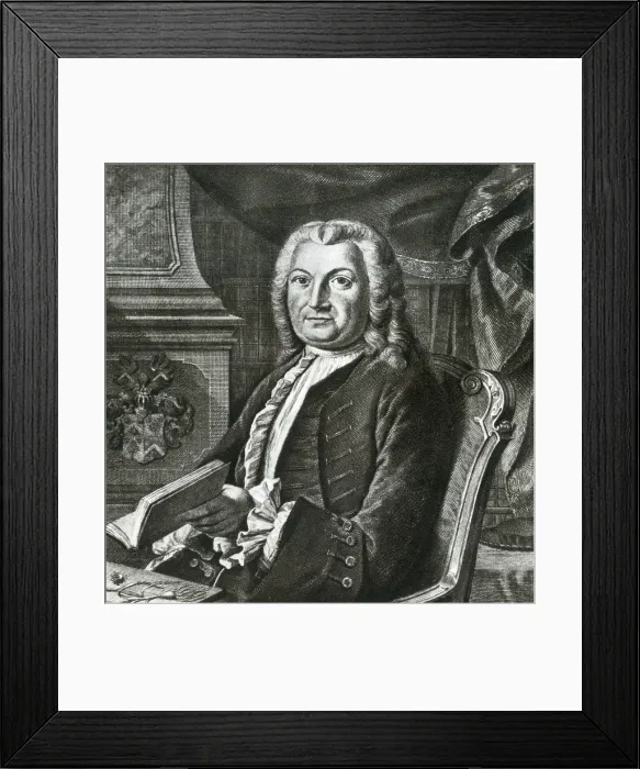 Framed Print : Albrecht von Haller, Swiss Physiologist Framed Print : Albrecht von Haller, Swiss Physiologist