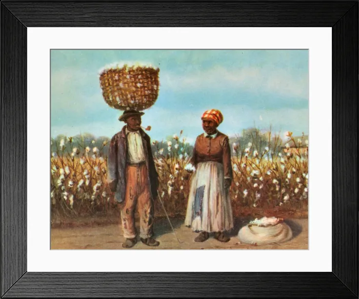 Framed Print : Sharecroppers, 19th Century Framed Print : Sharecroppers, 19th Century