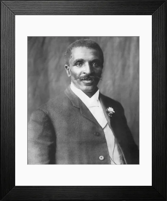 Framed Print : George W. Carver, American Botanist Framed Print : George W. Carver, American Botanist