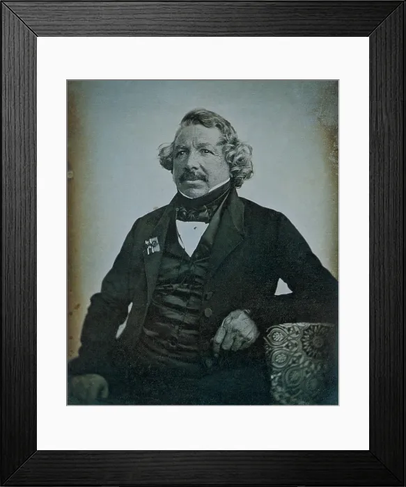 Framed Print : Louis Daguerre, French Inventor