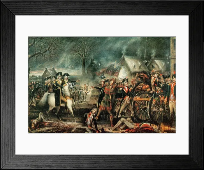 Framed Print : The Battle of Trenton, 1776 Framed Print : The Battle of Trenton, 1776
