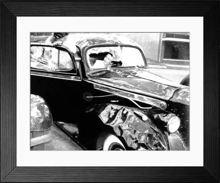 Framed Print : Hail Damage, 1940
