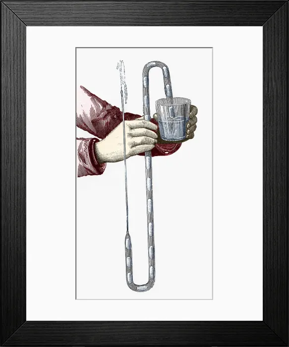 Framed Print : Water Flow Displacement Framed Print : Water Flow Displacement