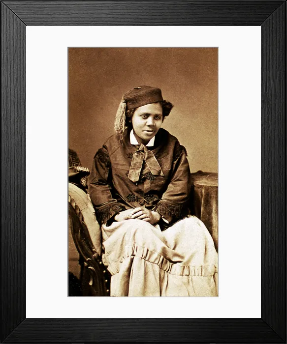 Framed Print : Edmonia Lewis, American Sculptor Framed Print : Edmonia Lewis, American Sculptor