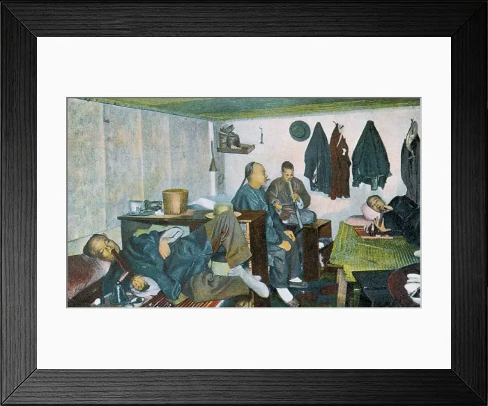 Framed Print : Opium Den, San Francisco, 1900 Framed Print : Opium Den, San Francisco, 1900