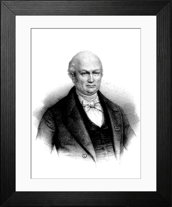 Framed Print : Etienne Saint-Hilaire, French Naturalist