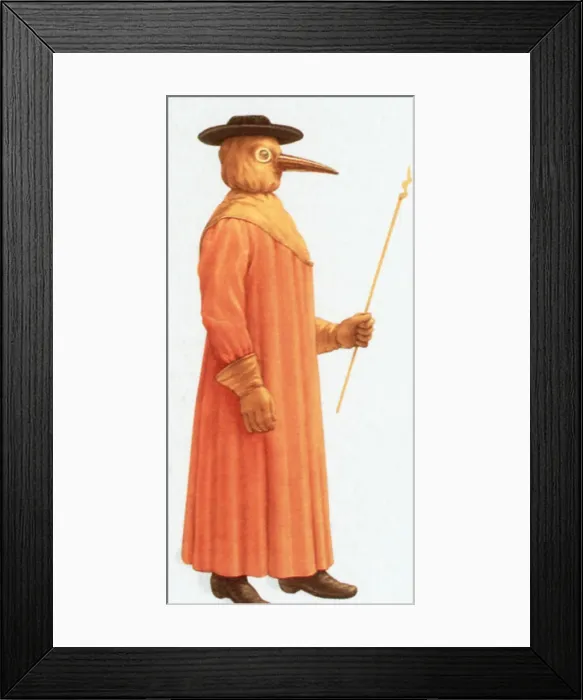 Framed Print : Plague Doctor, 17th Century Framed Print : Plague Doctor, 17th Century