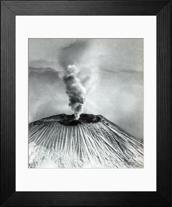 Framed Print : Vesuvius Eruption Framed Print : Vesuvius Eruption
