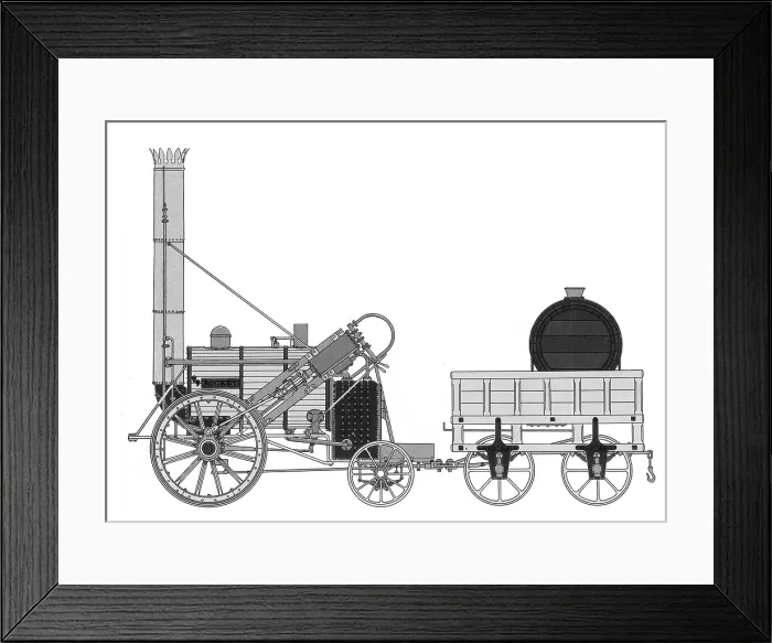 Framed Print : Robert Stephenson, 'Rocket', 1829