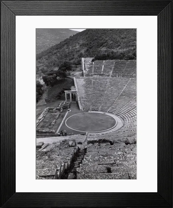 Framed Print : Greek Amphitheater
