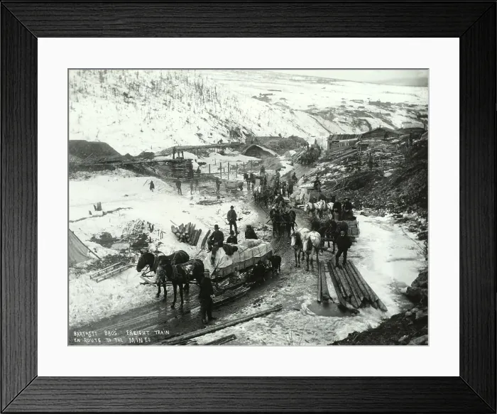 Framed Print : Klondike Gold Rush, 1898