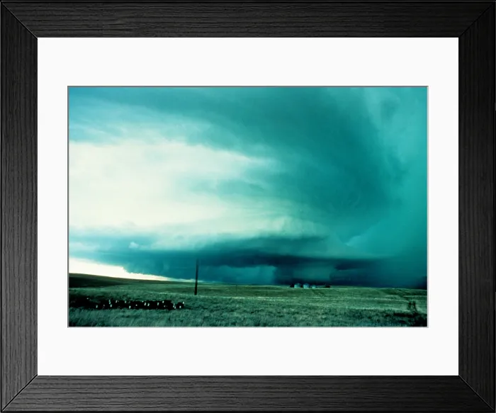 Framed Print : Wall Cloud