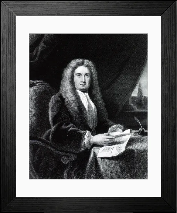 Framed Print : Hans Sloane, Irish Physician Framed Print : Hans Sloane, Irish Physician