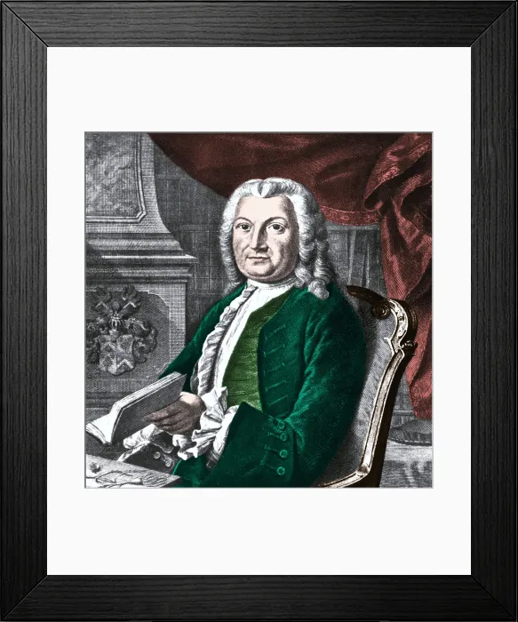 Framed Print : Albrecht von Haller, Swiss Physiologist Framed Print : Albrecht von Haller, Swiss Physiologist