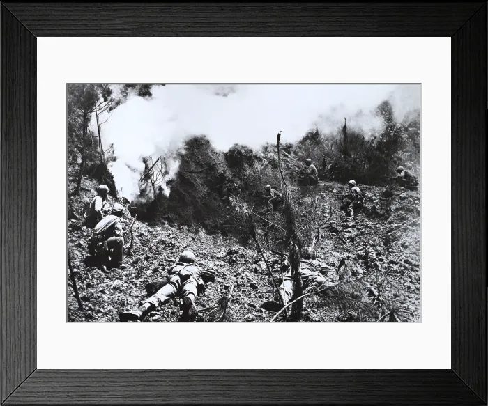 Framed Print : U.S. Marines in Okinawa Framed Print : U.S. Marines in Okinawa