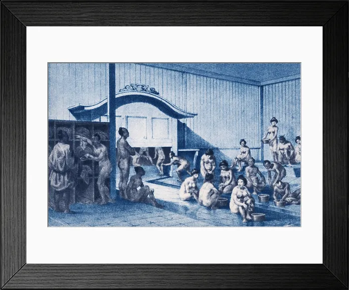 Framed Print : Bath House, Japan Framed Print : Bath House, Japan