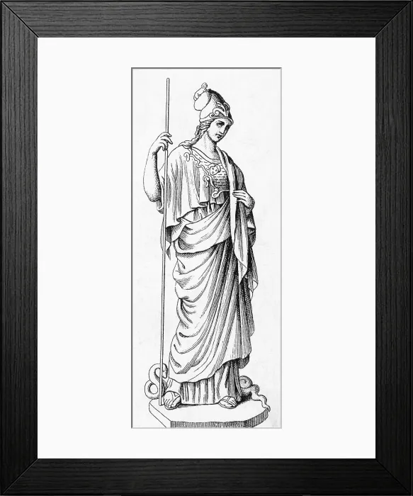 Framed Print : Pallas, Greek goddess Framed Print : Pallas, Greek goddess
