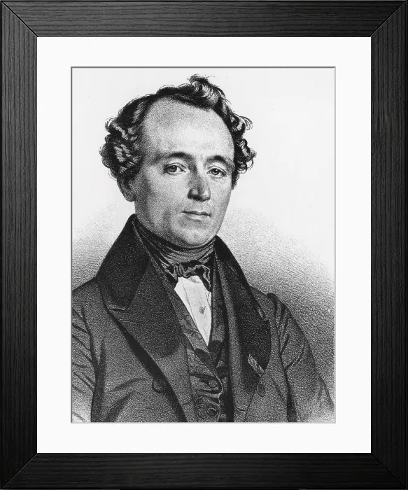 Framed Print : Jean Baptiste Andre Dumas, French Chemist Framed Print : Jean Baptiste Andre Dumas, French Chemist