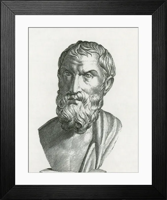 Framed Print : Epicurus, Greek Philosopher Framed Print : Epicurus, Greek Philosopher