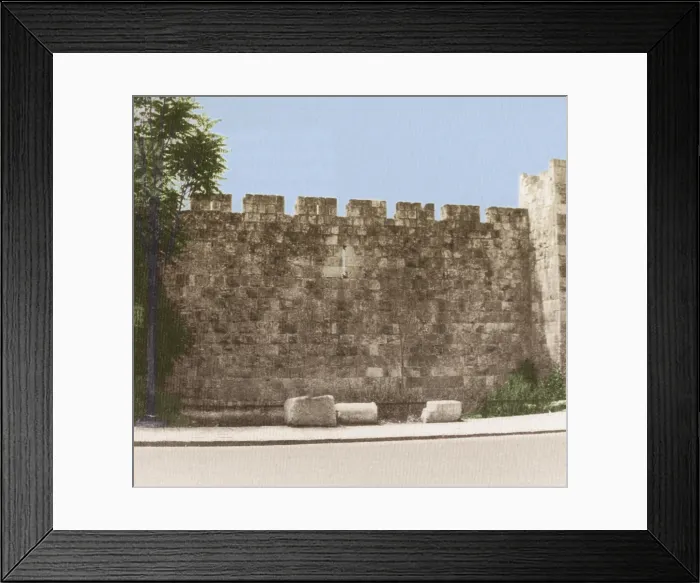 Framed Print : Jerusalem City Wall, Historic Site Framed Print : Jerusalem City Wall, Historic Site